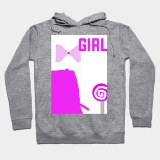 pink girl Hoodie